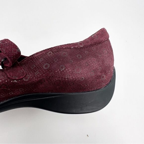 Wolky Passion Suede Mary Jane Burgundy Size 41 - Picture 15 of 15